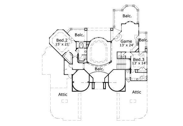upper floor house blueprint