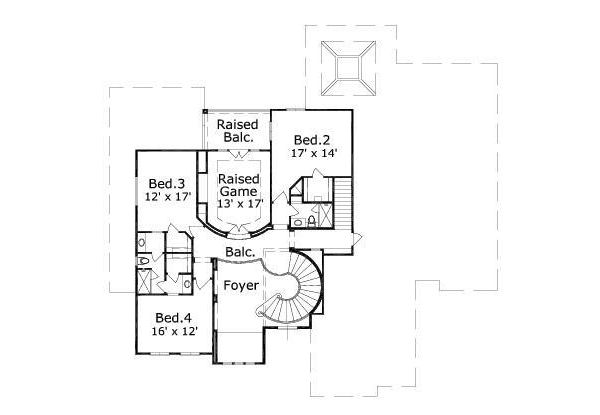 upper floor house blueprint