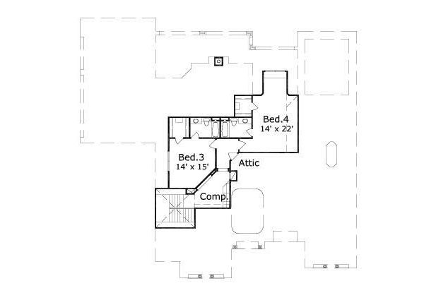 upper floor house blueprint