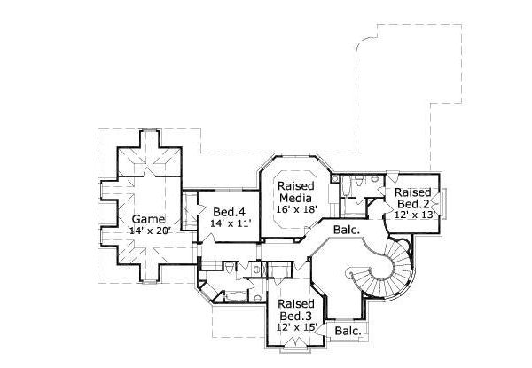 upper floor house blueprint