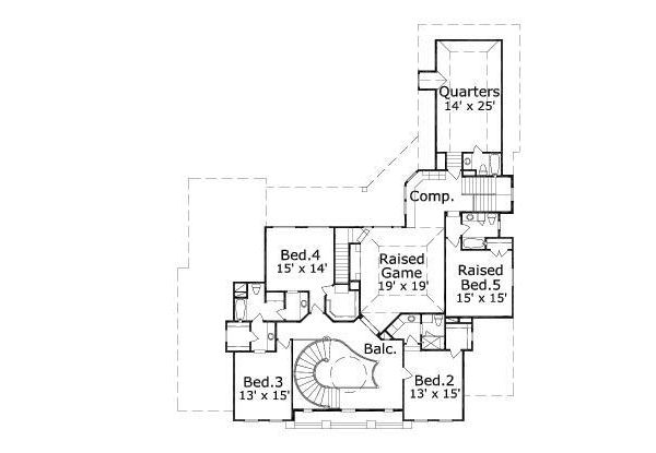 upper floor house blueprint