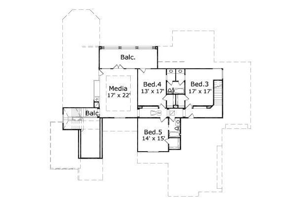 upper floor house blueprint