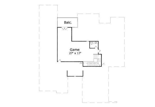 upper floor house blueprint
