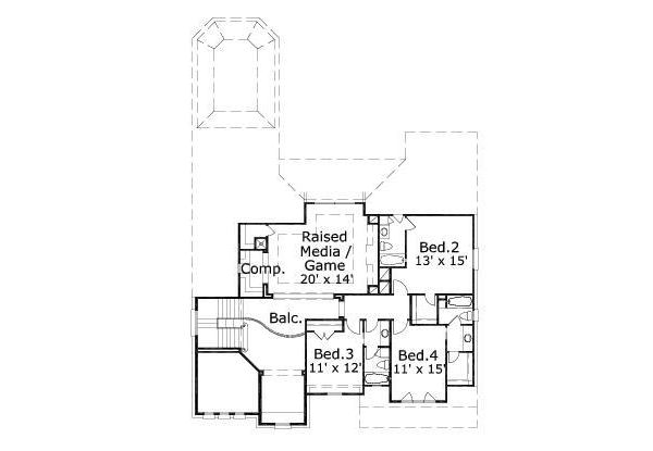 upper floor house blueprint