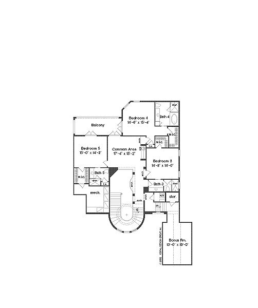 upper floor house blueprint