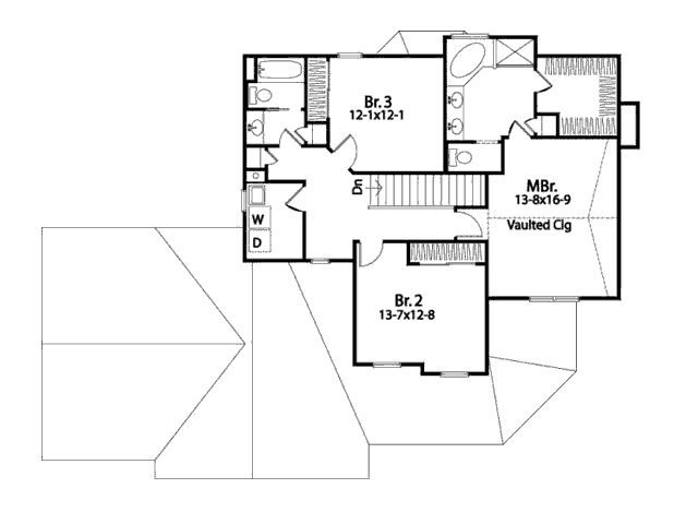 upper floor house blueprint