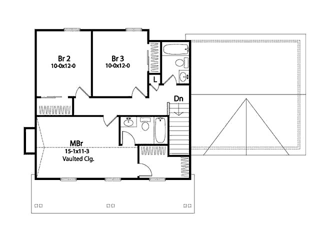upper floor house blueprint