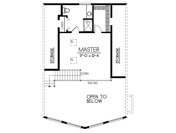 upper floor house blueprint