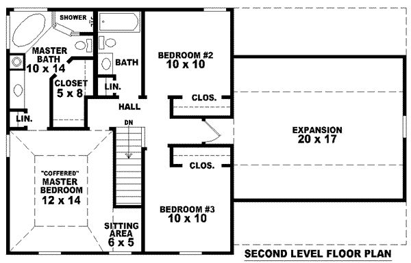 upper floor house blueprint