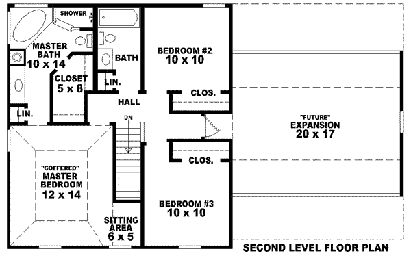 upper floor house blueprint