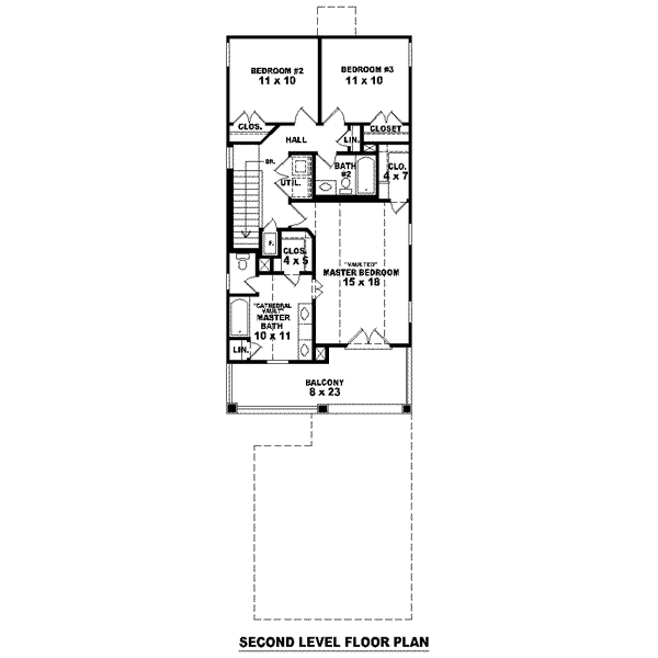 upper floor house blueprint