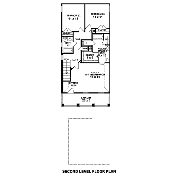 upper floor house blueprint