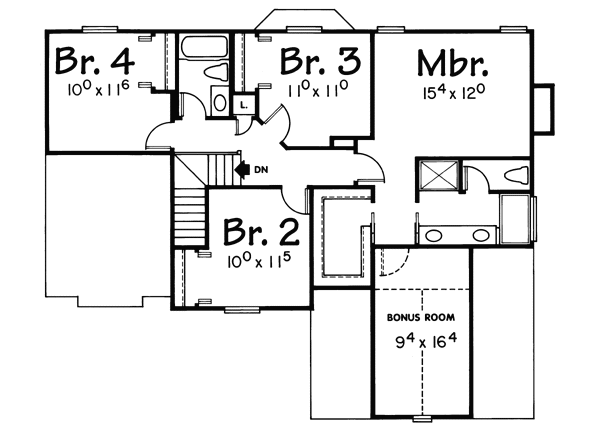 upper floor house blueprint