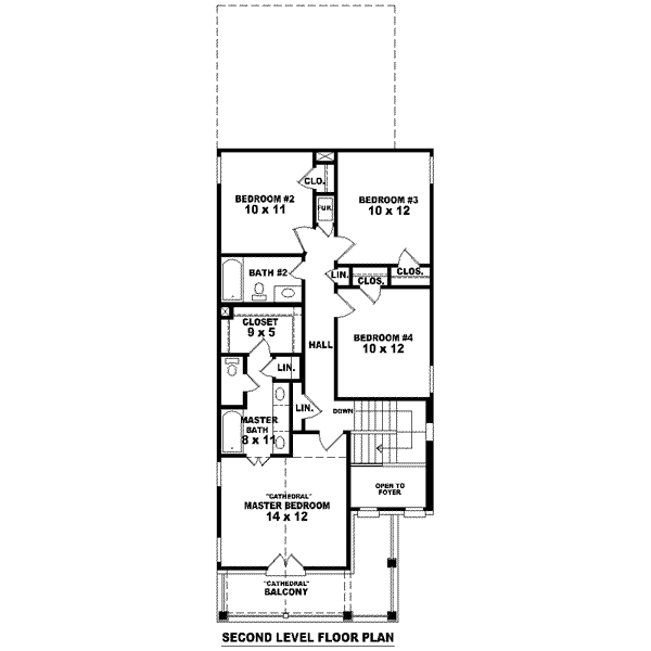 upper floor house blueprint