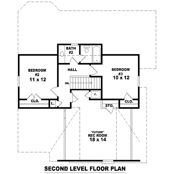 upper floor house blueprint