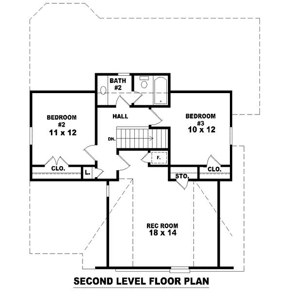 upper floor house blueprint