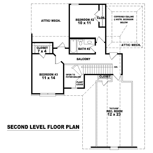 upper floor house blueprint
