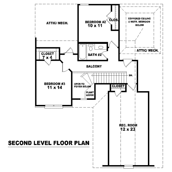 upper floor house blueprint