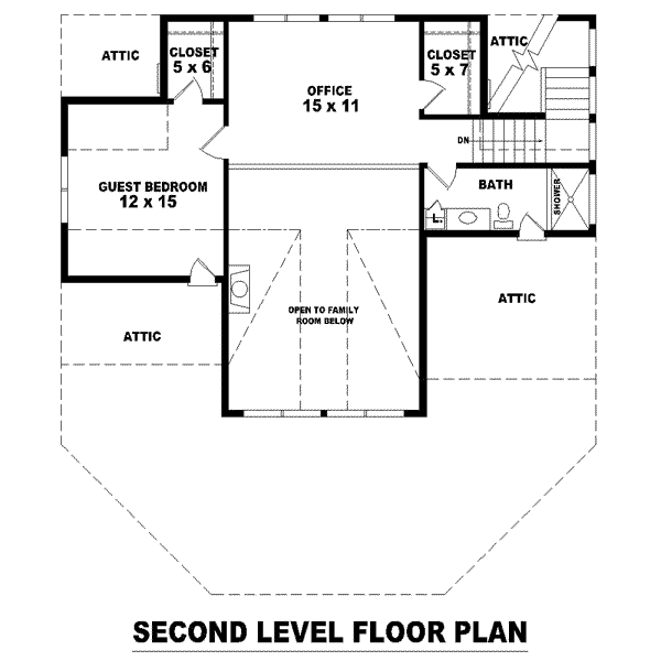 upper floor house blueprint