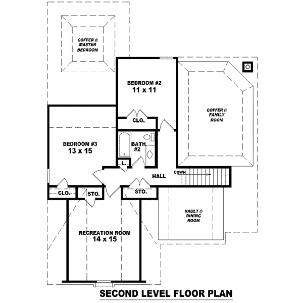 upper floor house blueprint