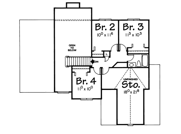 upper floor house blueprint