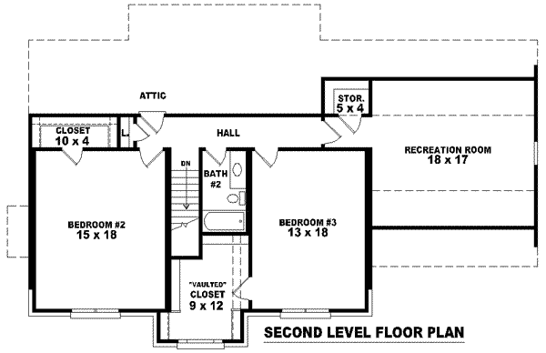 upper floor house blueprint