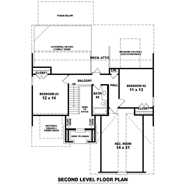 upper floor house blueprint