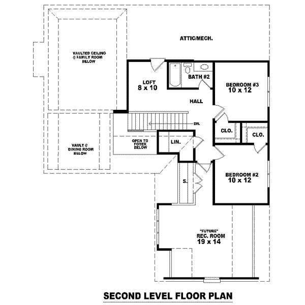 upper floor house blueprint