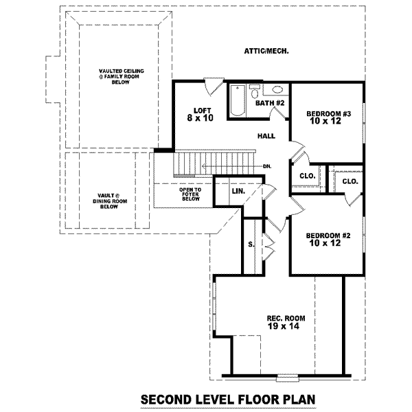 upper floor house blueprint
