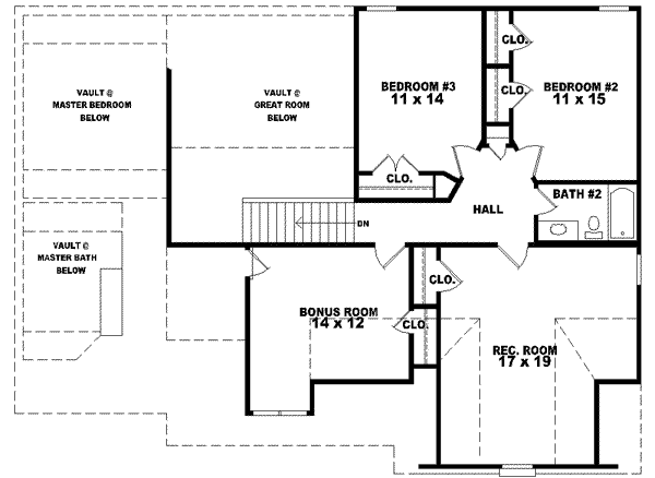 upper floor house blueprint