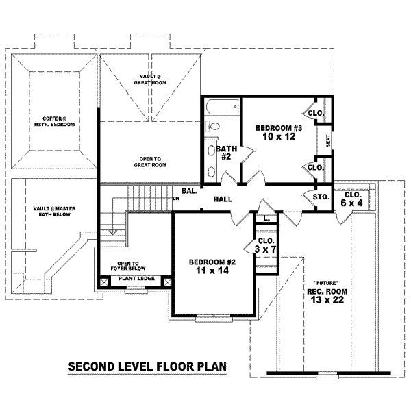 upper floor house blueprint
