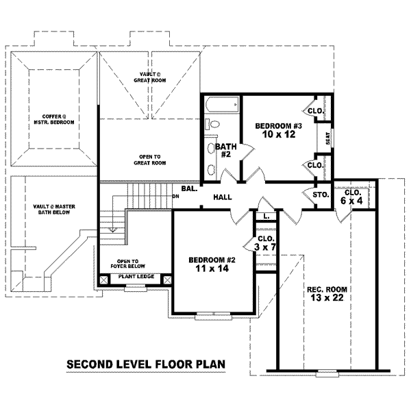 upper floor house blueprint