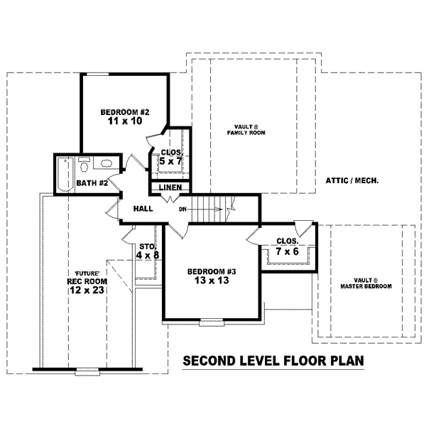 upper floor house blueprint