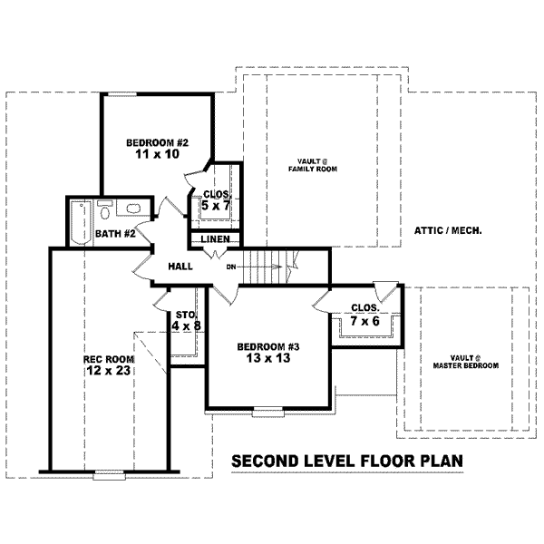 upper floor house blueprint