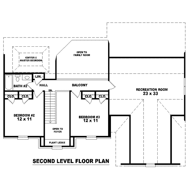 upper floor house blueprint