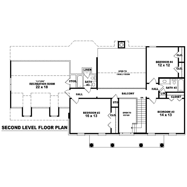 upper floor house blueprint