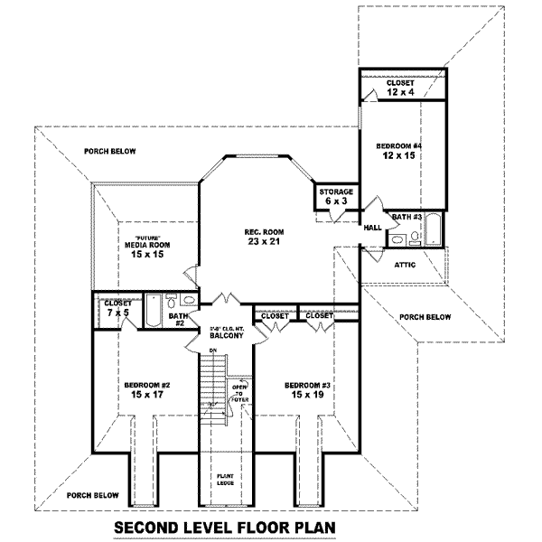 upper floor house blueprint