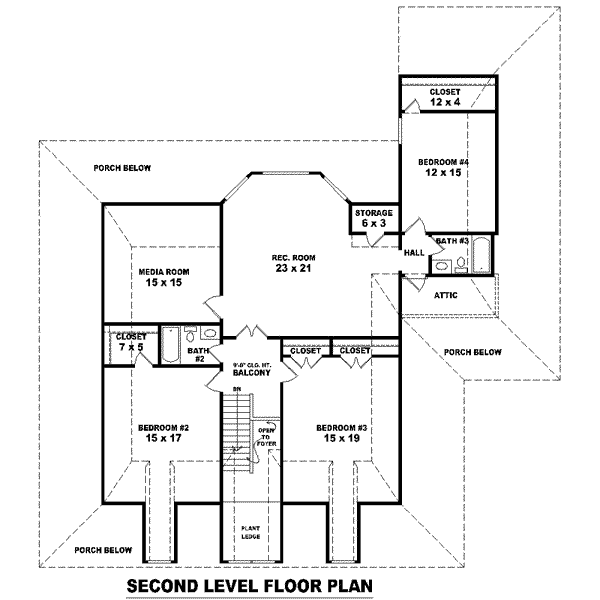 upper floor house blueprint