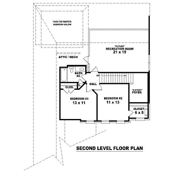 upper floor house blueprint