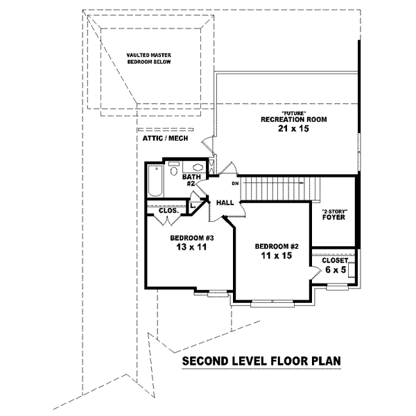 upper floor house blueprint
