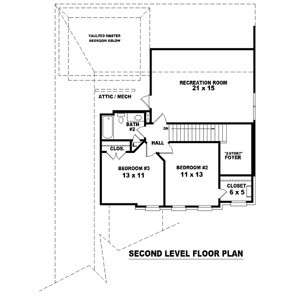 upper floor house blueprint