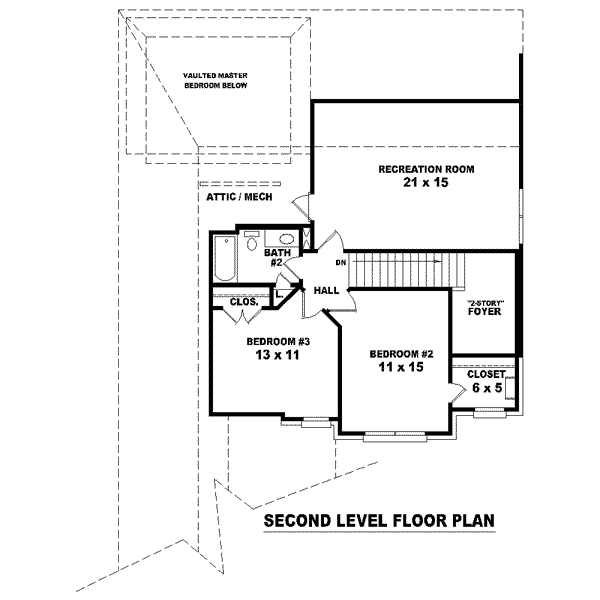 upper floor house blueprint