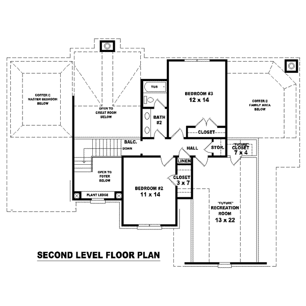 upper floor house blueprint