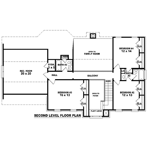 upper floor house blueprint