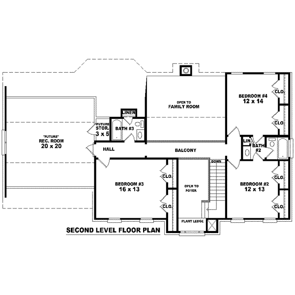 upper floor house blueprint