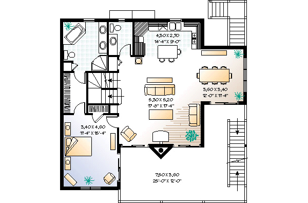 upper floor house blueprint