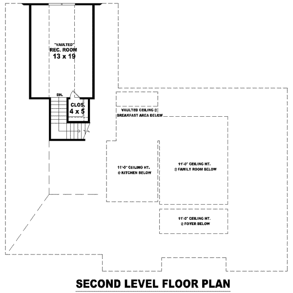 upper floor house blueprint