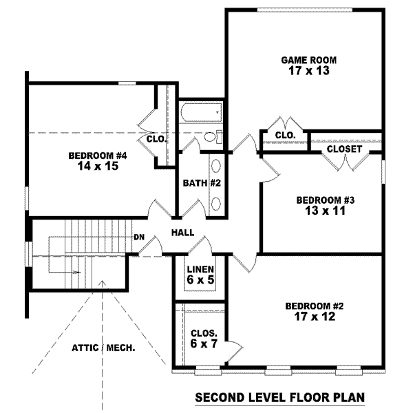 upper floor house blueprint