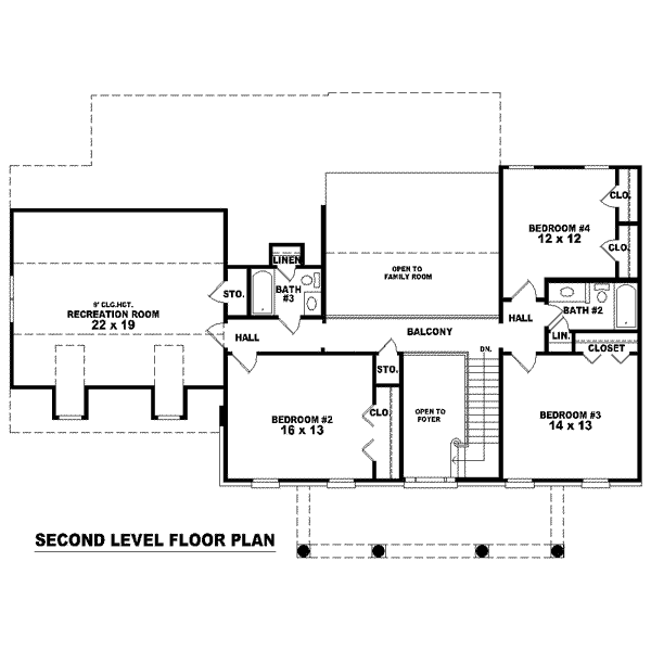upper floor house blueprint