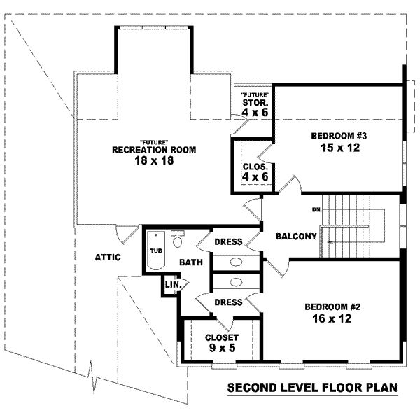 upper floor house blueprint